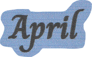 Scanned DIY April Sticker 